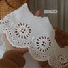 Hilo de Algodón de Alta Calidad Encaje Bordado Borde de Tela de Algodón Puro DIY Cortina Casera Empalme Ropa Falda Accesorios Decorativos Extendidos