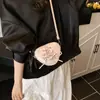 Bolso Bandolera Mini Corazón de Nicho para Mujer 2025 Nuevo Estilo Coreano Ins Bolso de Hombro con Lazo Bolso Pequeño para Mujer