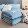 Cobertor de Veludo Leite para Comércio Exterior Cobertor para Soneca de Escritório Cobertor Pequeno Cobertor para Sofá Cama com Lençóis de Flanela e Veludo Coral