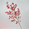 Materiales Florales Rojo Rosa de Alta Calidad Más Vendidos para Accesorios de Salón de Bodas, Decoración de Entrada, Arreglo Floral de Techo Estilo Chino Nuevo y Decoración de Pasillo