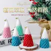 Vela Perfumada de Árbol de Navidad, Decoración de Atmósfera Navideña, Regalo Creativo Festivo, Souvenir de Aromaterapia con Forma Simulada