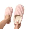 Pantuflas de interior para mujer transfronterizas, cálidas, suaves, de suela gruesa, pantuflas ligeras de algodón, venta al por mayor y dropshipping de comercio exterior