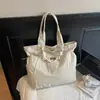 Bolsa Tote Versátil Chic de Gran Capacidad para Viajes Diarios 2026 Nueva Moda Femenina Tendencia Casual Escolar Bolso de Hombro Único