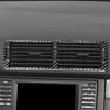 Adequado para BMW 98-03 Série 5 M5 E39 peças de modificação interna em fibra de carbono adesivos decorativos de saídas de ar centrais