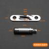 Conector dos en uno engrosado para muebles, sujetador dos en uno invisible para carpintería, armario, armario, accesorios de herrajes para muebles