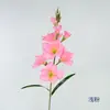 Flor de Simulación Tallo Único Gladiolo Grande Sala de Estar Mesa de Comedor Flor Flor Artificial Arreglo Floral Gladiolo de 5 Púas Flor Falsa Decoración de Boda Arte Floral