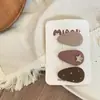 Novo Presilha de Cabelo Pequena Simples em Forma de Estrela Gota d'Água Infantil Bb Presilha Lateral Presilha para Franja