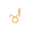 Collar de Acero de Titanio Doce Constelaciones para Mujer Estilo Mismo que Blogueros Europeos y Americanos Colgante de Joyería Simple Elegante de Moda DIY Aries