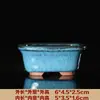 Cerámica de Arcilla Púrpura Yixing Cerámica Gruesa Miniatura Tamaño Pulgar Maceta Maceta para Bonsái Maceta para Flores 5-6cm