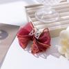 Pinza para el Cabello Corona de Lazo Tridimensional Dulce de Hada Súper Pinza de Pato Pequeña Niña Corea del Sur Gasa Pinza Superior Adorno para la Cabeza Infantil