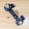 Braçadeira Universal de Dupla Cabeça para Acessórios de Fixação de Haste de Câmera de Celular, Braçadeira Caranguejo para Ciclismo, Suporte para Motocicleta