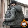 2024 Nueva Chaqueta Gruesa Acolchada de Algodón Transfronteriza Chaqueta para Hombre Marca de Tendencia Ins Chaqueta Acolchada de Algodón Moda Coreana Chaqueta Acolchada de Algodón