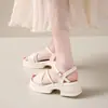 Impresionantes Sandalias Estilo Francés para Mujer, Nuevas de Verano 2026 Estilo Hada Tacones Altos con Suelas Gruesas y Tira Única, Adecuadas para Combinar con Vestidos