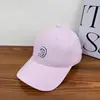 Gorra de Béisbol Elegante con Visera Ancha, Bordado con Letra D, Estilo Coreano, Casual