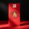 Año Nuevo del Cordero Pegatina Dorada para Teléfono Sobre Rojo Oro Puro 999 Regalo Compañero de Alta Gama Regalo de Reunión Anual de la Empresa Venta al por Mayor