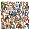 [Coleção Super Completa] Adesivos de Animais Selvagens de Fazenda Brinquedos para Crianças Alce Alpaca Panda Leão Adesivos Transfronteiriços