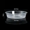 Cuenca de Agua Desechable Sin Tapa para Eliminación de Formaldehído Lonchera Plástica Extra Grande Gran Capacidad Redonda Engrosada Especial para Agua de Té