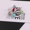 Perforadora de linterna larga transfronteriza con bola de taladro, agujero recto, cuentas sueltas, pulsera hecha a mano, collar, accesorios de joyería con cuentas