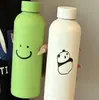 Botella de Agua Deportiva Americana de Doble Capa con Boca Pequeña Transfronteriza Taza Térmica Portátil de Acero Inoxidable Mate Taza de Agua para Exteriores Tetera Moderna y Genial