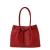 Bolso Tejido Versátil Textura de Nicho Coreano Bolso de Mano para el Trabajo y el Viaje Bolso de Mujer Gran Capacidad Bolso de Hombro Bolso de Axila