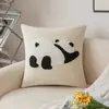 Almohada de Sofá de Panda Lindo Cojín para Sala de Estar Almohada para la Cintura para Siestas Almohada de Mesita de Noche Funda de Almohada Lumbar para Coche