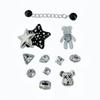 Sapatos com Furos Corrente Estrela Acessórios Fivela de Sapato DIY Acessórios Fixador de Metal Decorativo Flor de Sapato Corrente Chinelos de Alta Qualidade