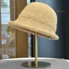 Chapéu de crochê estilo coreano para mulheres, moda outono e inverno, elegante, moderno, versátil, estiloso e perfeito para o uso diário