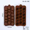 Molde de Silicone para Chocolate Desenho Animado Multiestilo Transfronteiriço Números e Letras Molde de Assar DIY Molde para Fudge Cubo de Gelo