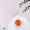 Molde de silicona con forma de flor de rosa para aromaterapia, para velas de yeso, para hornear pasteles de chocolate