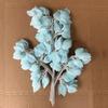 Hoja de ginkgo artificial, hoja de arce, hoja decorativa, hoja falsa, rama de plástico, hoja de baniano, blanco, amarillo, boda.