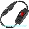 Interruptor en Línea Impermeable para Exteriores Interruptor Basculante Impermeable Cable de Extensión Interruptor de Encendido Interruptor Basculante Impermeable