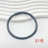 Pulsera de Silicona Brillante Europea y Americana Transfronteriza Nueva Placa Metálica Ligera Color Oro Foil 0.5 Pulsera de Silicona para Mujer