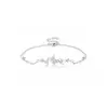 Pulseira de Prata de Lei S999 Fada Taro Borboleta para Mulheres Estilo Francês Pequeno Aroma Zircônia Pulseira Estilo Floresta Fresca Joias de Mão Venda por Atacado