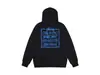 Comercio Exterior Dropshipping Marca Europea y Americana Nueva Tendencia Estampado de Letras Sudadera Unisex con Capucha Abierta