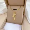 [Aço titânio] Borla borboleta luz de luxo elegante lindo colar de diamante cheio de rede das mulheres rede vermelha all-match clavícula cadeia de aço de titânio