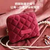 2026 Nova Bolsa de Armazenamento de Joias de Veludo de Alta Qualidade Ornatos de Colar Pulseiras Wenwan Bolsa Portátil com Zíper Armazenamento Multicamadas
