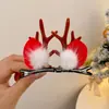 Accesorios para el Cabello de Navidad Pinzas para el Cabello de Reno Lindos para Niños y Adultos Pasadores de Papá Noel Diademas Adornos Pinzas Pequeñas Tocados