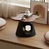 Lámpara de Mesa Casual Simple Lujo Pequeña Mesa de Café para Hogar Ventana de Bahía Mesa Kang Dormitorio Balcón Apartamento Pequeño Mesa de Celebridad de Internet Mesa de Café Creativa