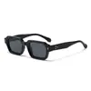 Nuevas Gafas de Sol Cuadradas Transfronterizas Estilo Europeo y Americano para Hombres, Gafas de Sol de Lujo Ligero Modernas de Alta Gama para Mujeres, Gafas Retro de Color Contrastante