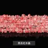 Jingde Joias Cristais de Quartzo Rosa Natural Chips de Cristal Branco Cristal Amarelo Contas Soltas Acessórios para Joias DIY Contas Atacado