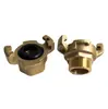 Conector de Tubería de Aire Estilo Francés de Latón al por Mayor 1/2 pulgada Conector de Extremo de Tubería de Vidrio E29573 Conector Rápido para Compresor de Aire