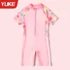 Traje de baño para niñas 2026 Nuevo de una pieza Niños medianos y grandes Piscina Bebé Entrenamiento Profesional Traje de baño para niñas