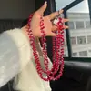 Lujo Ligero Diamante Brillante Mil Diamantes Cadena Universal para Teléfono Móvil Colgante de Cuello Corta Cuerda Antiperdida Funda de Teléfono Móvil Cadena DIY Linda Creativa Ins