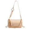 Versión Coreana Ins Bolso Tejido de Moda para Mujer 2025 Verano Nuevo Simple Moda Elegante Bolso de Hombro Tejido de Paja para Mujer