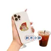 Ouro Puro 999 Crayon Shin-Chan Shuibei Ouro Desenho Animado Atrai Fortuna Folha de Ouro Adesivo de Celular Ouro Puro 2Mg Disponível para Atacado