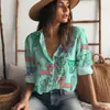Camisas Nuevas para Mujer 2023 con Muchos Gatos Impresión Digital 3D Estilo Anime Lindo Tendencia de Moda Casual Japonés y Coreano