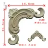 Esquina de Talla en Madera Dongyang Flor de Esquina Muebles de Esquina de Madera Maciza Europea Puerta de Gabinete Pared de Fondo Rejillas Florales Decorativas Piezas de Flor de Madera