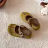 Zapatos de Cuero para Niñas Suela Suave 2026 Otoño Nuevos Zapatos Infantiles Bebé Retro Zapatos de Princesa Mocasines para Niñas Zapatos Individuales