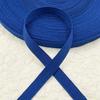 En stock Cinta lisa colorida de 1 cm de ancho para uniforme escolar, tira para cuello, dobladillo, tira tejida a mano, accesorios de ropa, cuerda