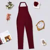 12212 Ropa transfronteriza europea y americana para mujer, ajustado, brillante, de punto, alta elasticidad, sexy, sin espalda, de cuello halter, mono para mujer